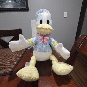 Disney Striped Plush Toy with Blue and Yellow Accents